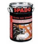 Vernis noir bitumeux - anticorrosion - antirouille - antihumidit� - 4l spado