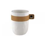 Verre à dents - style mug - blanc - lio spirella Verre à dents - style mug - blanc - lio spirella