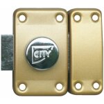 Verrou en applique à bouton - varié - cylindre 40 mm - bronze - city25 iseo Verrou en applique à bouton - varié - cylindre 40 mm - bronze - city25 iseo