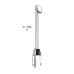 Verrou en applique -  coulisse - chrom - longueur 300mm bricozor