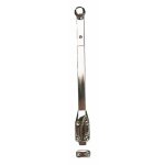 Verrou en applique -  coulisse - chrom - longueur 350 mm bricozor