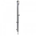 Verrou en applique pour portillon - cylindre europen - gris - keydrop locinox