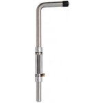 Verrou  baonnette  douille renforce rglable en acier zingu blanc - 16 x 500 mm bourg industries ...