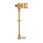 Verrou bas et latral en applique - double cylindre - main droite fth thirard