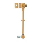 Verrou bas et latral en applique - double cylindre - main gauche fth thirard