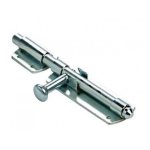 Verrou de box - acier zingu - platine 150x50 mm - pne 16x240mm comunello