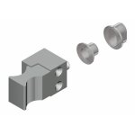Verrou de condamnation - coulissant aluminium - 9, 5mm - blanc - ds6218 la croise ds