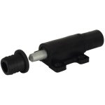 Verrous sdo noir pour espagnolette rainure - bas - noir torbel