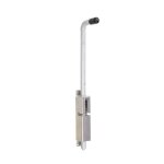 Verrou de sol en applique -  botier - inox 304 bricozor