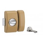 Verrou de sret universel -  bouton - cylindre 45 mm - or fth thirard
