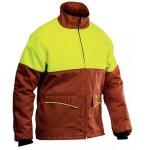 Veste forestire rouge protection pour scie  chane prior classe 1 - m francital