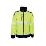 Veste softshell apollo avec manches amovibles - haute visibilité - jaune - m kiplay Veste softshell apollo avec manches amovibles - haute visibilité - jaune - m kiplay