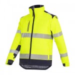 Veste softshell - haute visibilit - jaune fluo - sherpa - m t2s