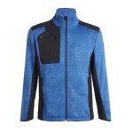 Veste de travail - renfort en softshell - bleu / noir - l north ways