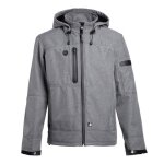 Veste de travail softshell - gris chine / noir - flores - 4xl north ways Veste de travail softshell - gris chine / noir - flores - 4xl north ways