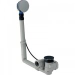 Vidage automatique de baignoire chrom geberit