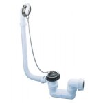 Vidage de baignoire  chanette avec siphon orientable - b202 nicoll
