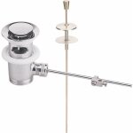 Vidage de lavabo et bidet laiton sortie 33 / 42 avec tirette bricozor