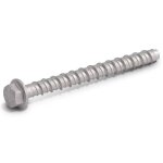 Vis � b�ton - 7, 5x75 mm - t�te hexagonale - 100 pi�ces - r - lx rawl