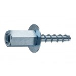 Vis b�ton en acier zingu� t�te hexagonale taraud�e tmk m8 / m10 - par 50 g&b fissaggi
