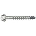 Vis bton inox a4 tte hexagonale  embase filetage partiel multi - monti plus - 10 x 75 mm - x25 heco ...