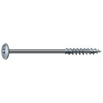 Vis  bois ft partiel torx - tte disque - 6x100 mm - 100 pices - wirox spax
