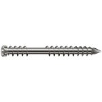 Vis inox a2 pour terrasse bois - double filet - 5 x 40 mm - 200 pices spax