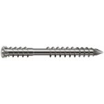 Vis inox a4 pour terrasse bois - double filet - 6 x 60 mm - 100 pices spax