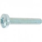 Vis  mtaux - pozidriv - tte cylindrique bombe - 4x50mm - 500 gfd