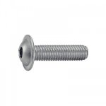 Vis  mtaux tte cylindrique bombe  embase 6 pans creux inox a2 ios 7380 - 4x10 - x200 acton