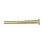 Vis  mtaux - tte fraise - filetage total - 4x10 mm - 100 pices bricozor