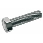 Vis  mtaux - tte hexagonale - filetage total - 6x50 mm - 100 pices acton