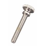Vis  tte molete en laiton chrom - longueur 20mm - diam 4mm fauquet
