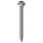 Vis de pose menuiserie pvc et aluminium - 6x70 - zingu� - framex clip mustad