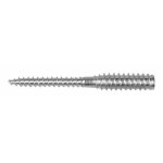 Vis pour pose de menuiserie pvc sur dormant bois - double filet - 6 x 80 mm - top - roc ing fixations ...
