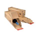 Coffret expedition bouteille 74 x 74 x 350 mm pc10 kraft beb7474305
