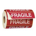 tiquette auto - adhsive  fragile  120 x 50 mm etfr