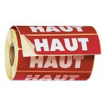 tiquette auto - adhsive  haut  120 x 50 mm etha