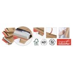 Pochette adhésive carton rigide micro cannelure kraft colompac 530 x 720 mm pca5372 Pochette adhésive carton rigide micro cannelure kraft colompac 530 x 720 mm pca5372