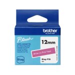 Brother btag - p35 - blanc sur rose - ruban Brother btag - p35 - blanc sur rose - ruban