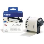 Brother dk - 22205 - (62 mm) - noir sur blanc - �tiquette