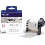 Brother dk - 22212 - (62 mm) - noir sur blanc - �tiquette