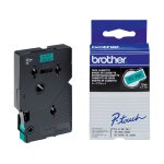Brother tc - 701 - (12 mm) - noir sur vert - ruban