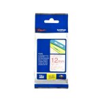 Brother tze - 132 - (12 mm) - rouge sur transparent - ruban Brother tze - 132 - (12 mm) - rouge sur transparent - ruban