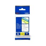 Brother tze - 145 - (18 mm) - blanc sur transparent - ruban Brother tze - 145 - (18 mm) - blanc sur transparent - ruban