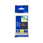 Brother tze - 354 - (24 mm) - or sur noir - ruban