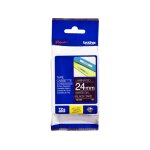 Brother tze - 355 - (24 mm) - blanc sur noir - ruban