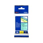Brother tze - 731 - (12 mm) - noir sur vert - ruban