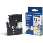 Brother tze - fa3 - (12 mm) - bleu sur blanc - ruban