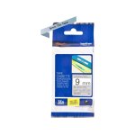 Brother tze - m921 - noir sur m�tallique - ruban